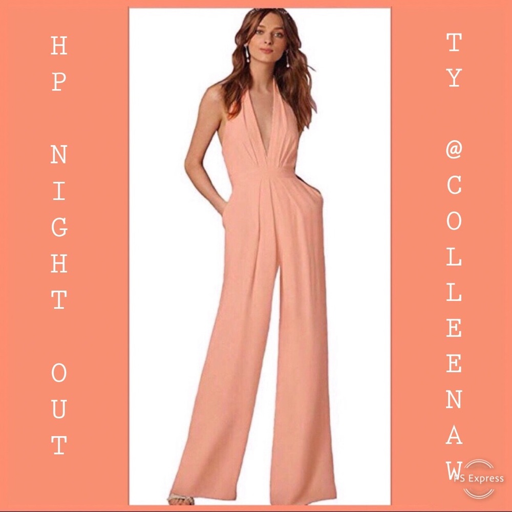 NWT LIELISKS HALTER JUMP SUIT